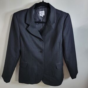 On Course Ashby Women's Equestrian Black Blazer Jacket, Size A 10
